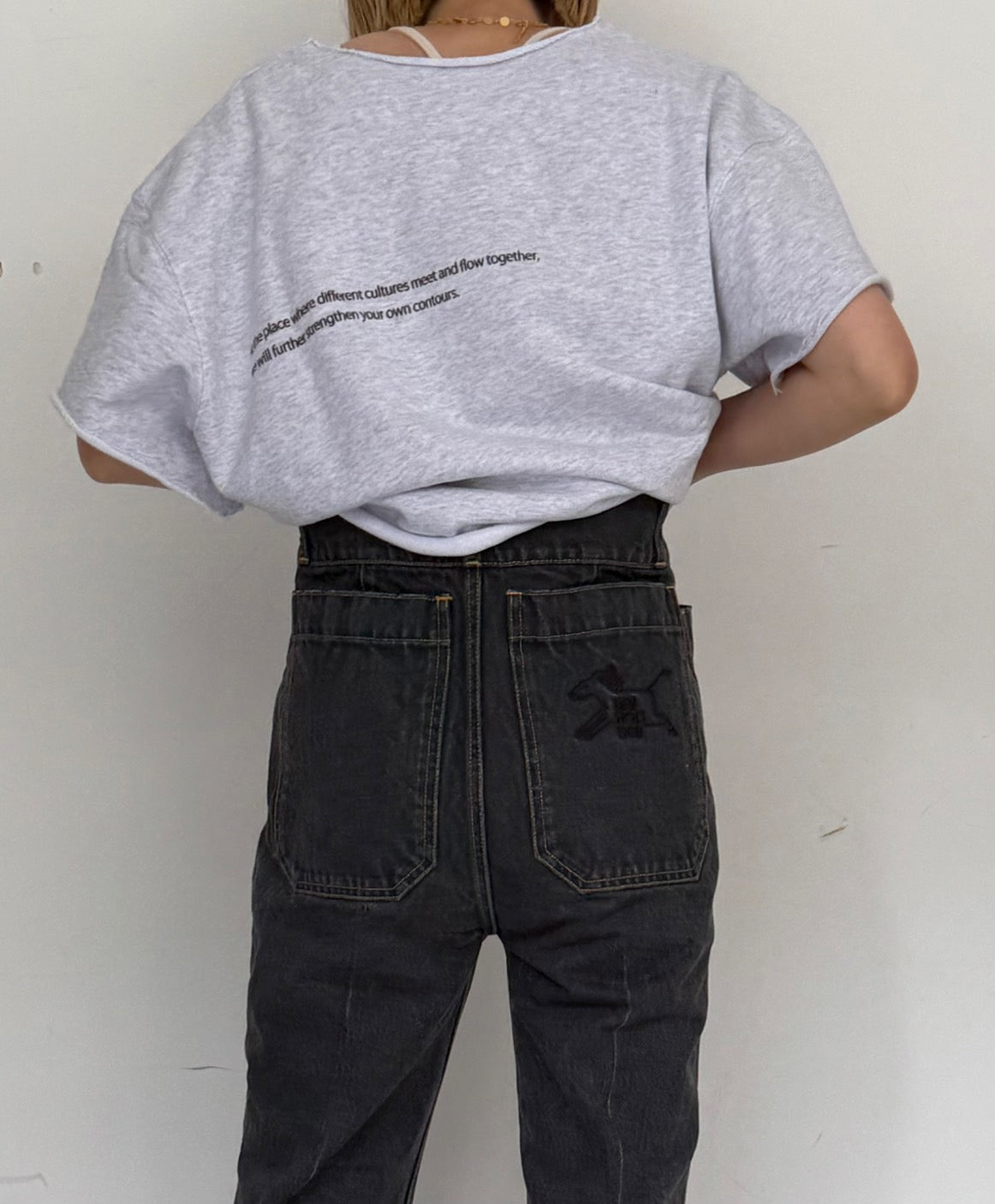 Cut-Off Logo Sweat w/ LILLY DEL SALONE