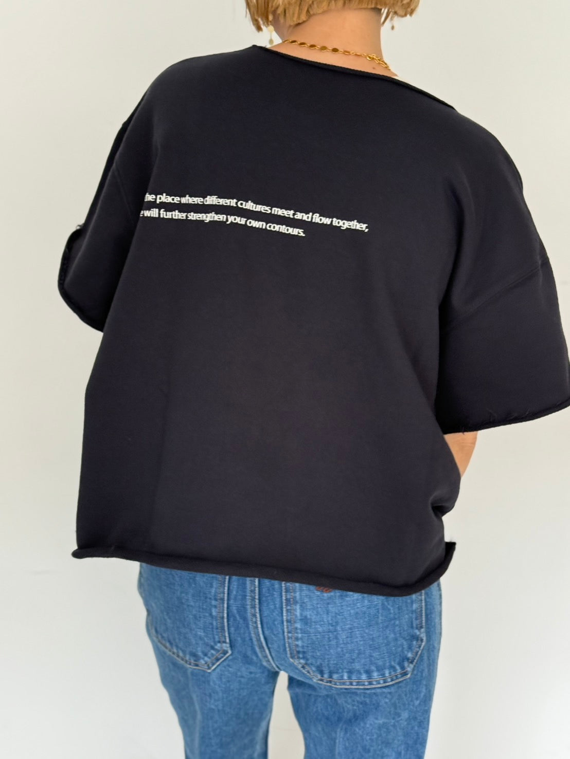 Cut-Off Logo Sweat w/ LILLY DEL SALONE
