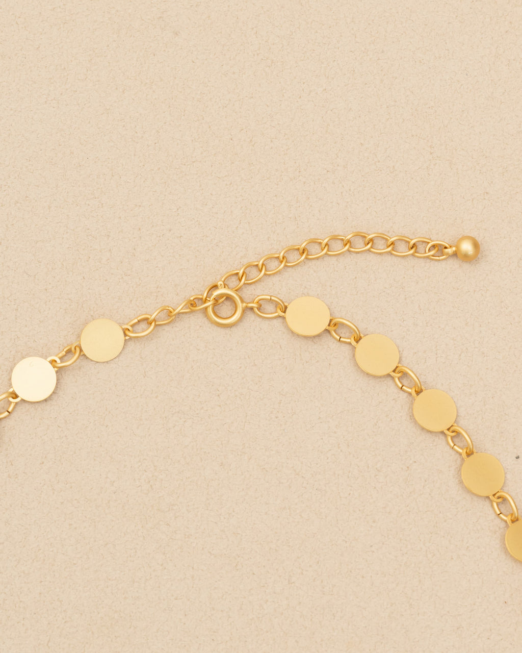 CIRCLE - ETCHED METAL NECKLACE