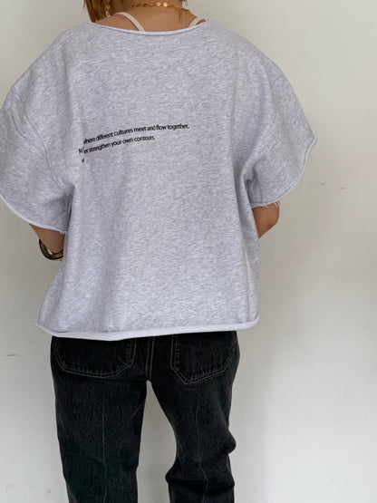 Cut-Off Logo Sweat w/ LILLY DEL SALONE