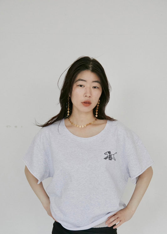 Cut-Off Logo Sweat w/ LILLY DEL SALONE