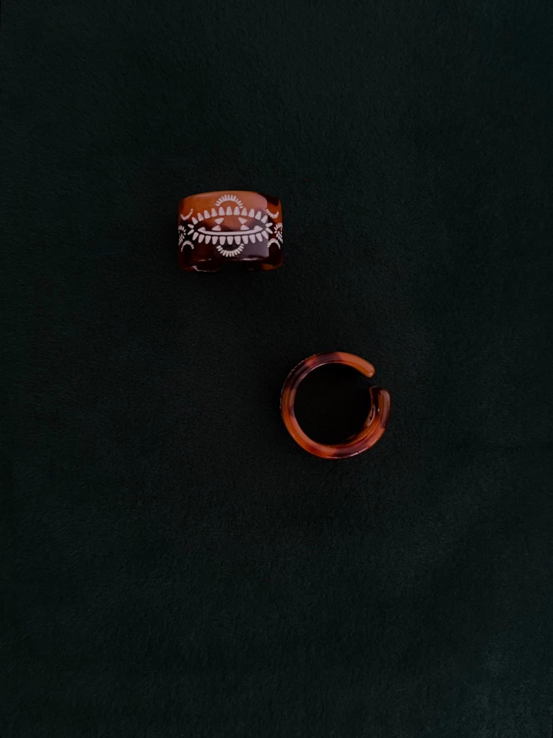 PERSIAN RUG GEOMETRIC PATTERN RING
