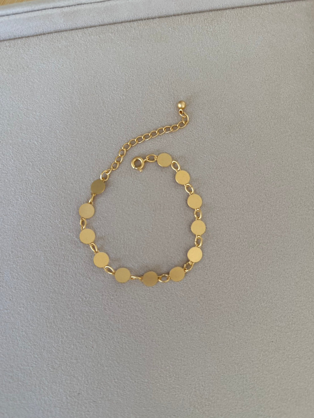 CIRCLE - ETCHED METAL BRACELET w/ LILLY DEL SALONE