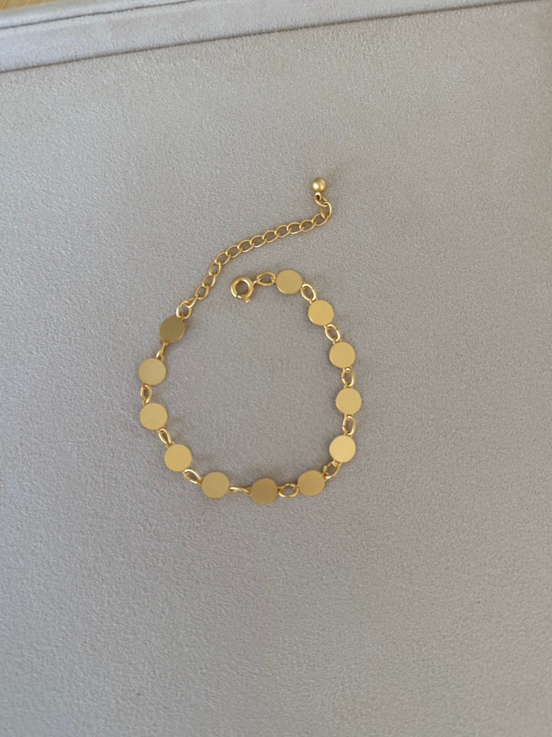 CIRCLE - ETCHED METAL BRACELET w/ LILLY DEL SALONE