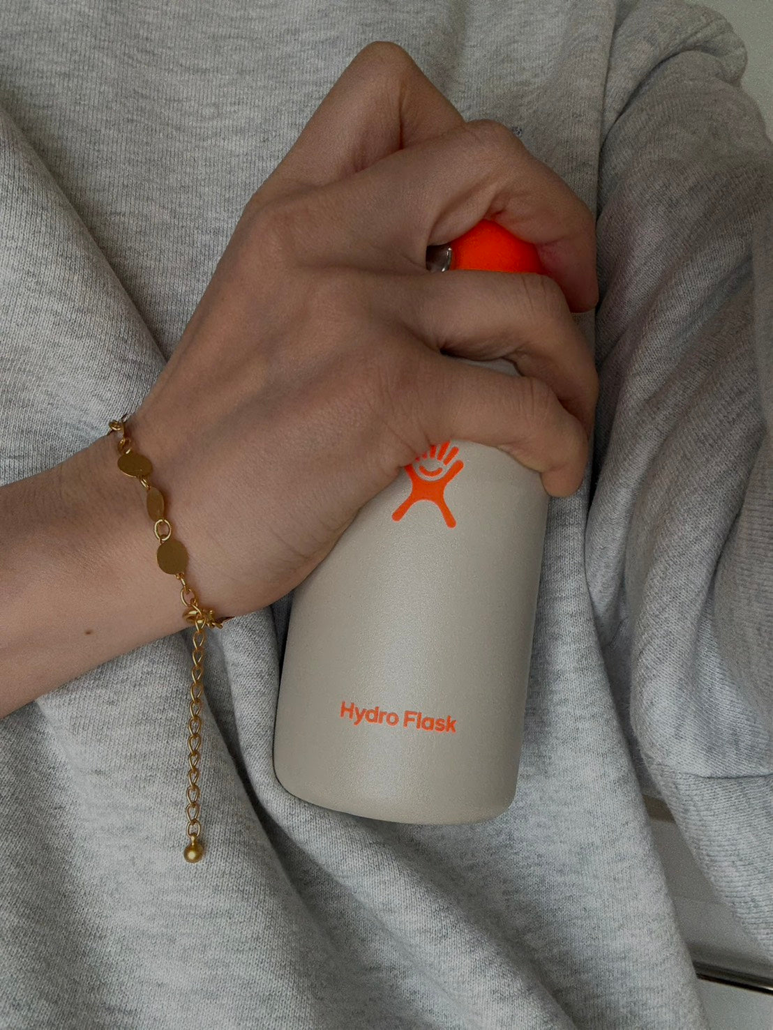 CIRCLE - ETCHED METAL BRACELET w/ LILLY DEL SALONE